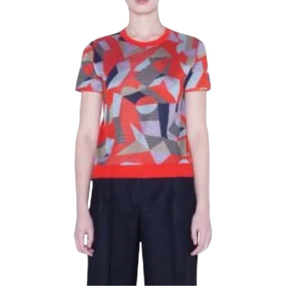 Akris Indian Summer Jacquard Cashmere & Silk Sweater
